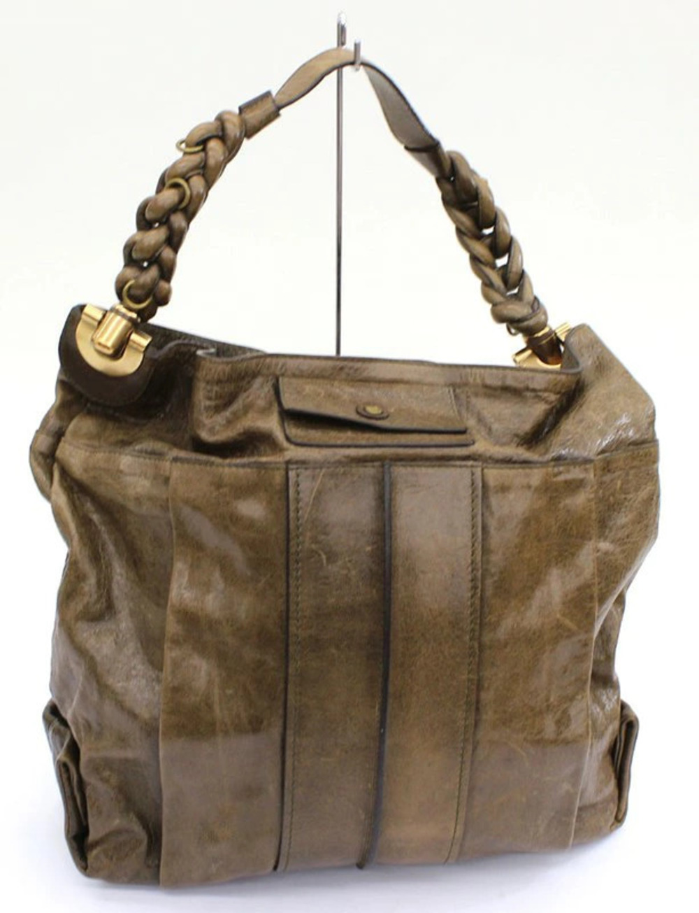 Chloe Handbag Brown Leather Brown